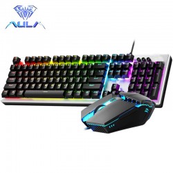 AULA T200 GAMING KEYBOARD AND GAMING MOUSE RGB Backlit COMBO – Anti Ghosting