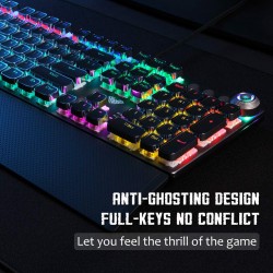 Aula F2088 Steampunk edition RGB mechanical keyboard 