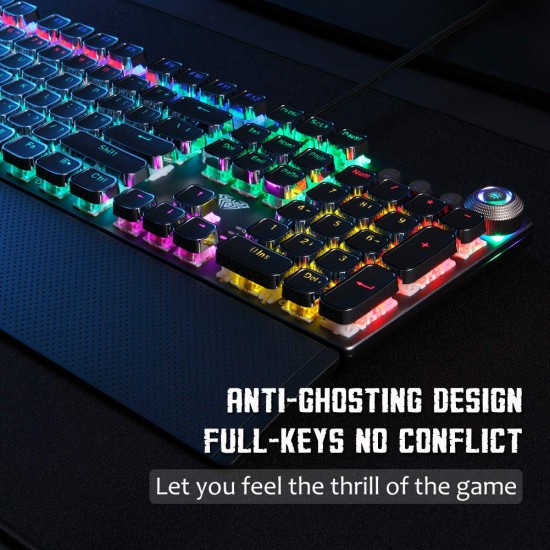 Aula F2088 Steampunk edition RGB mechanical keyboard 