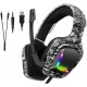 Onikuma K20 Camouflage RGB Light Gaming Headset HD Surround Sound 3.5mm audio with Mic Onikuma K20 Camouflage RGB Light Gaming Headset HD Surround Sound 3.5mm audio with Mic