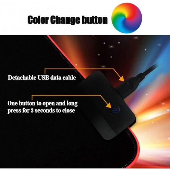 RGB Extended Gaming Mouse Pad RGB Extended Gaming Mouse Pad