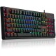 Redragon K578-BRRGB Kama Mechanical Gaming Keyboard Wired USB RGB LED Backlit Redragon K578-BRRGB Kama Mechanical Gaming Keyboard Wired USB RGB LED Backlit
