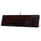 Redragon K582 SURARA لوحة مفاتيح الألعاب الميكانيكية بإضاءة خلفية LED حمراء