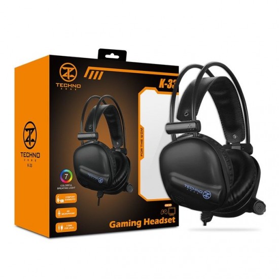 Technozone K33 Backlit LED Gaming Headset