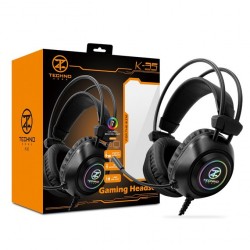 Technozone K35C Backlit LED Gaming Headset - Black