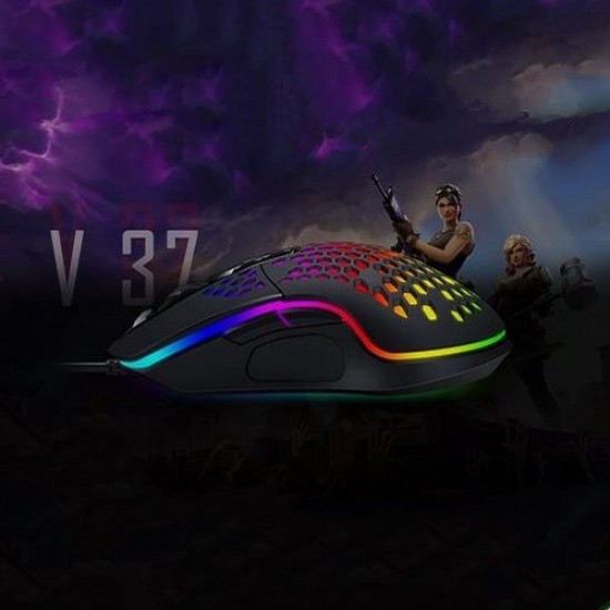 Technozone V37 RGB Wired Gaming Mouse - up to 4800Dpi Technozone V37 RGB Wired Gaming Mouse - up to 4800Dpi